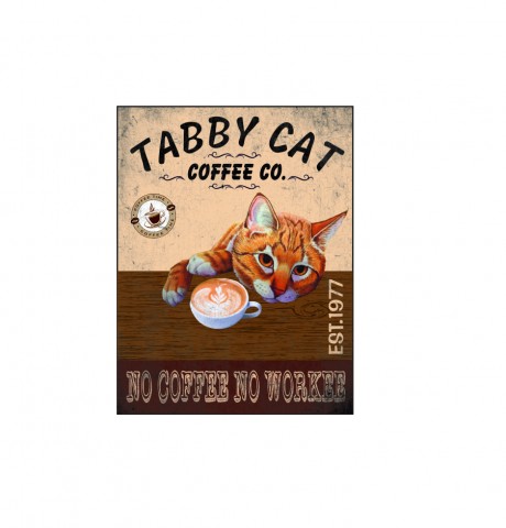 Tabby cat coffee co no coffee no workee