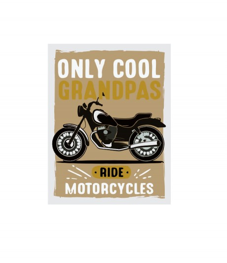 Only cool grandpas ride motorcycles