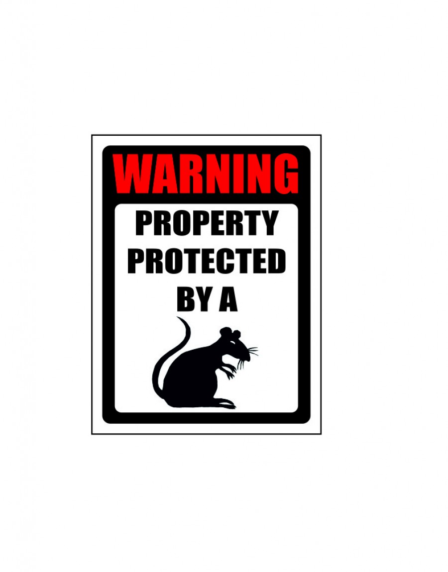 Warning property protected my a rat