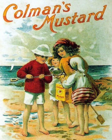 Colman's mustard beach
