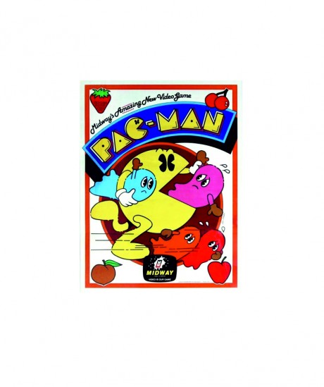 Pac man retro vintage video game