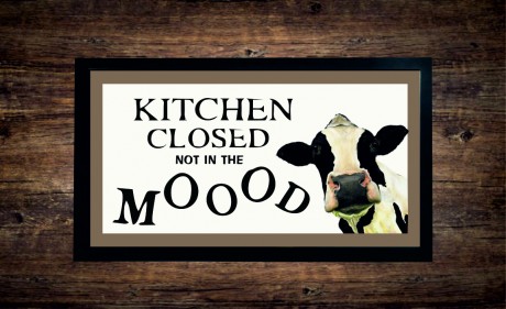 Kitchen closed not in the moood bar runner