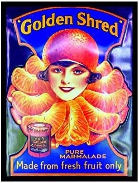 Golden shred made from fresh fruit only 