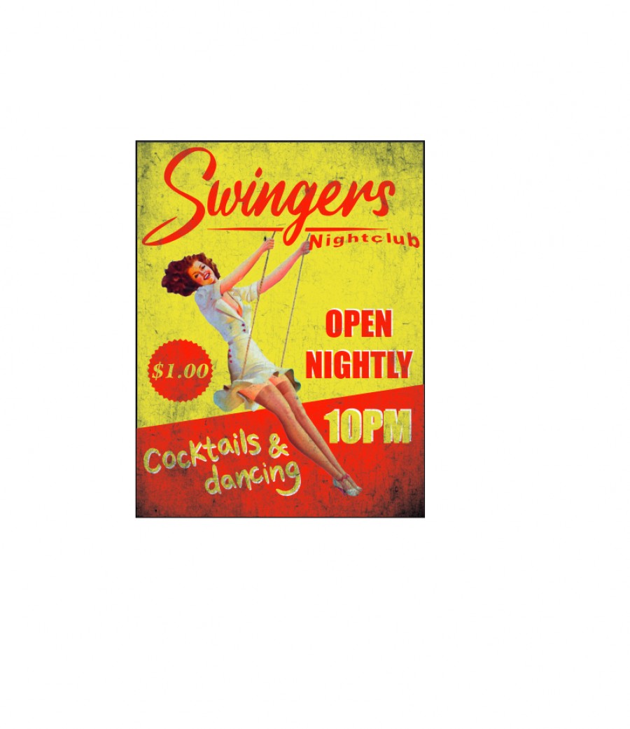 Swingers night club open nightly cocktails & dancing