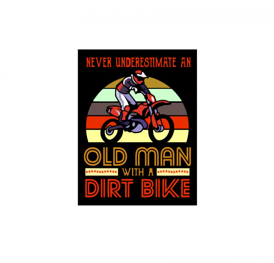 Never underestimate an old man with a dirt bike