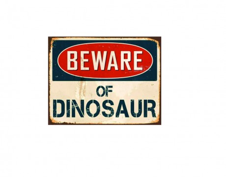 Beware of dinosaur 
