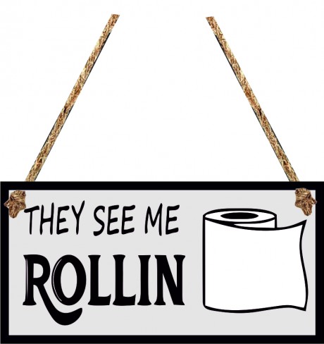 They see me rollin hanging plaque