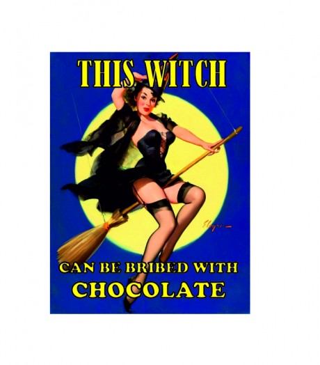 This witch can be bribed with chocolate