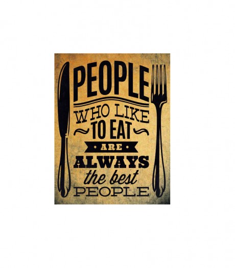 People who like the eat are always the best people