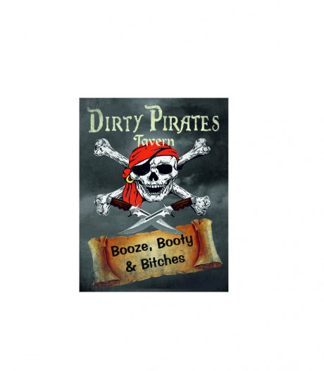 Dirty pirates tavern booze and booty