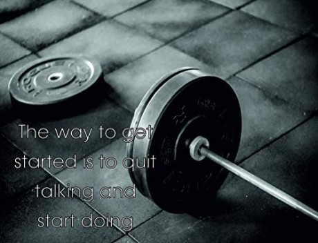 The way to get started is to quit talking and start doing