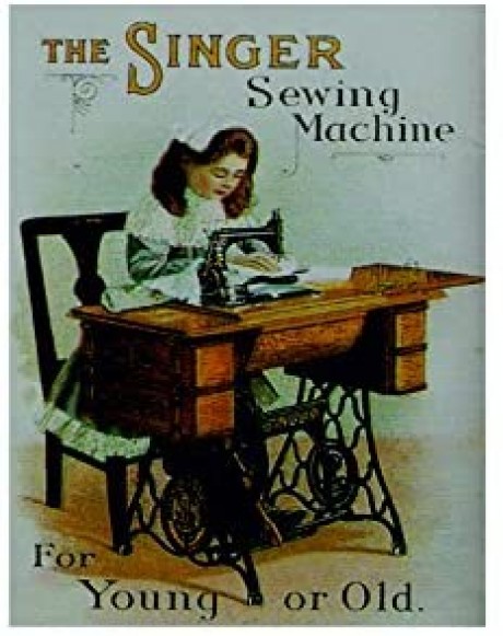 The Singer sewing machine for young or old