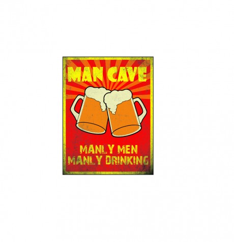 Man cave manly men manly drinking