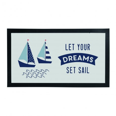 Let your dreams set sail home bar runner