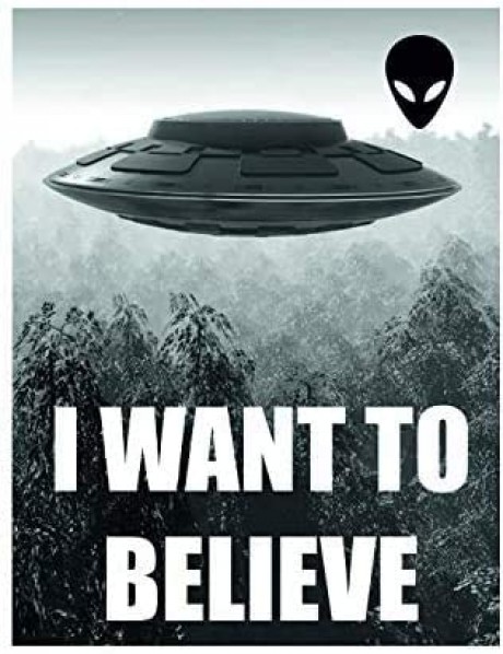 Alien ufo I want to believe