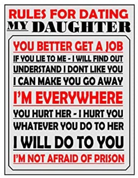 Rules for dating my daughter