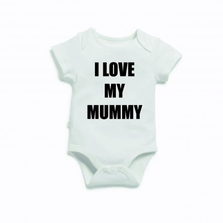 I love my mummy baby vest