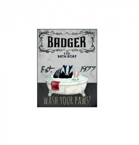Badger & co bath soap wash your paws bathroom