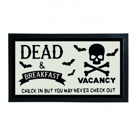 Dead & breakfast vacancy check in but you may never check out halloween