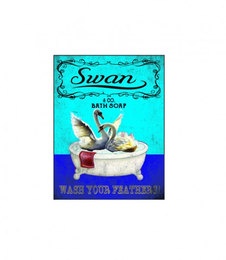 Swan and co bath soap wash your feathers bathroom