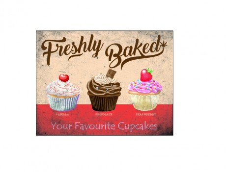 Freshly baked strawberry chocolate vanilla your favourite cupcakes