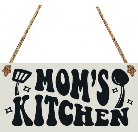 Mom's kitchen hanging sign plaque