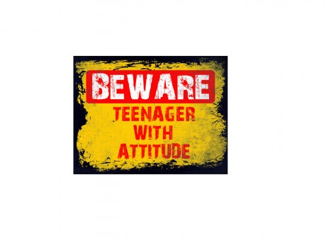 Beware teenager with attitude