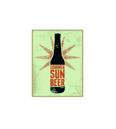 Summer sun beer