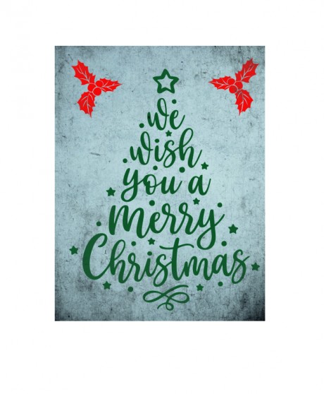 We wish you a merry Christmas xmas sign decoration 
