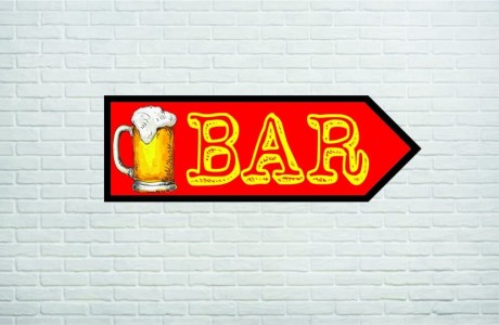 Bar beer glass
