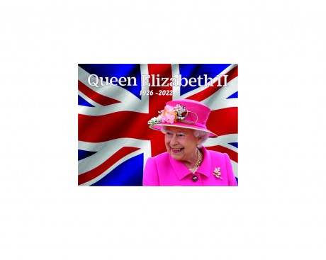 Queen Elizabeth II union jackcommemorative remembrance 1926 - 2022