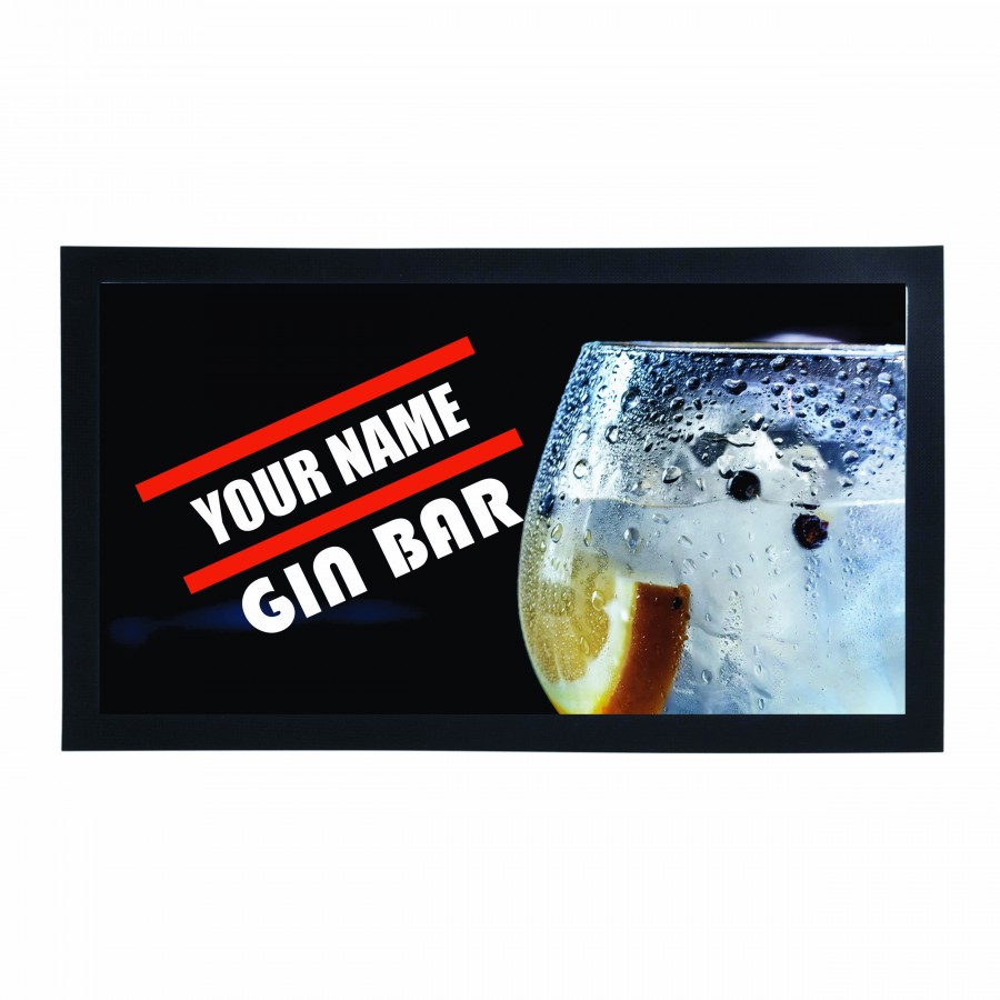 Personalised your name or wording gin bar
