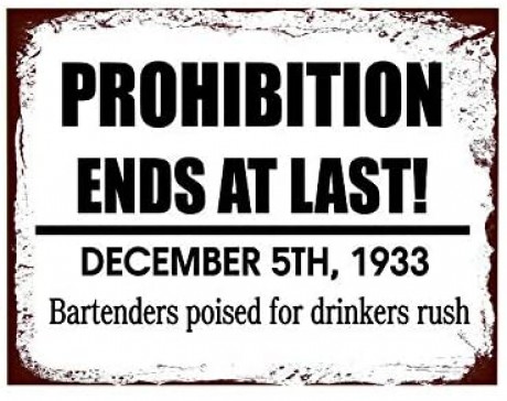 Prohibition ends at last December 5th 1933 drinkers rush