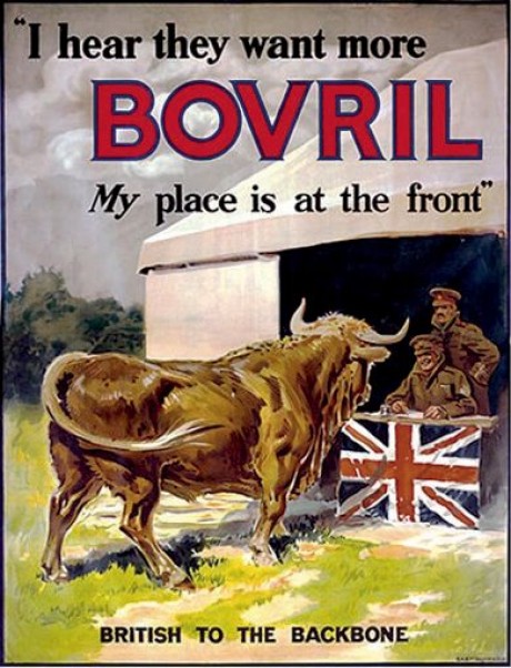 Bovril my place is at the front
