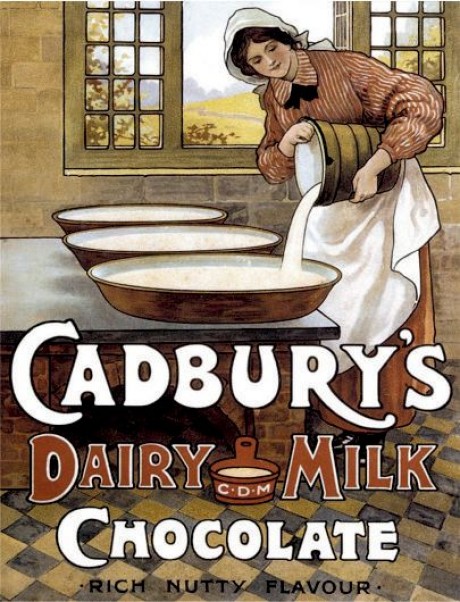 Cadbury's dairy milk chocolate