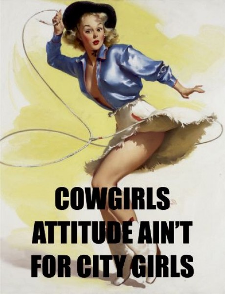 Cowgirls attitude aib't for city girls