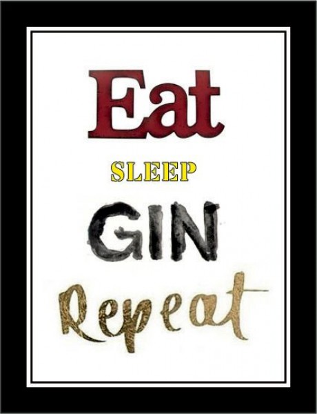 Eat sleep gin repeat