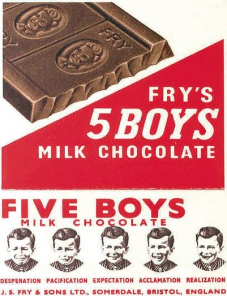 Fry's 5 boys milk chocolate