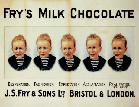 Fry's milk chocolate 5 boys