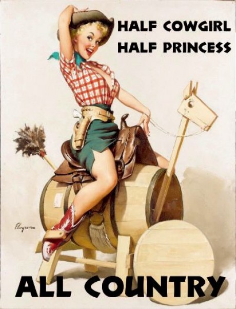Half cowgirl half princess