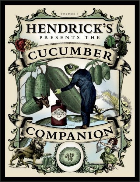 Hendrick's gin cucumber companion