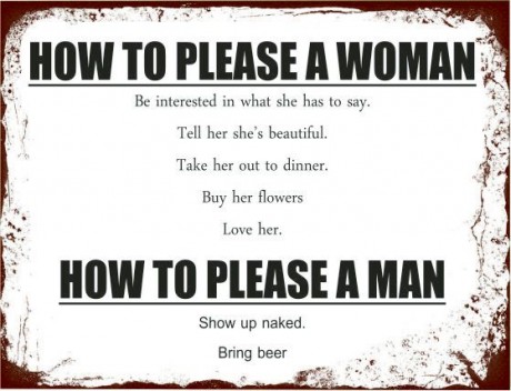 How to please a woman man