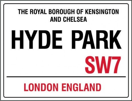 Hyde park kensington London England