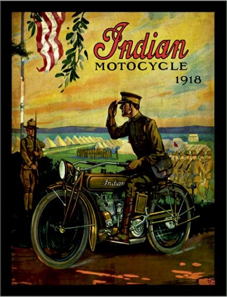 Indian motocycle  bike 1918