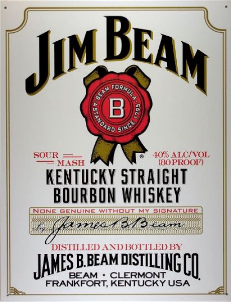 Jim beam kentucky straight bourbon whiskey