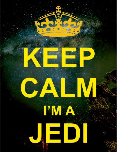 Keep calm i'm a jedi