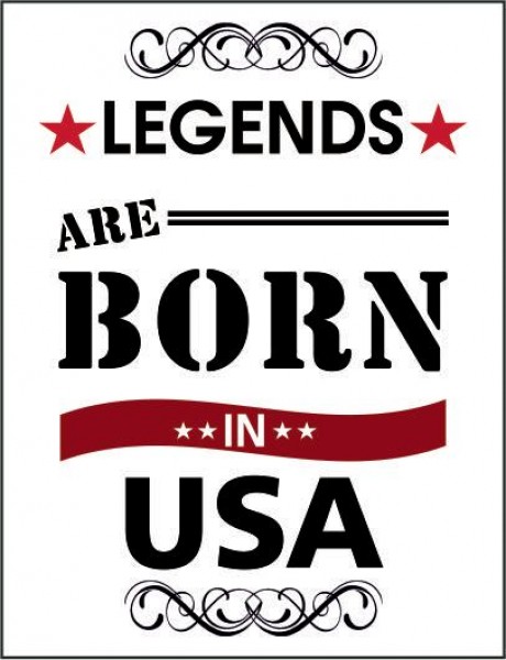 Legends are born in USA