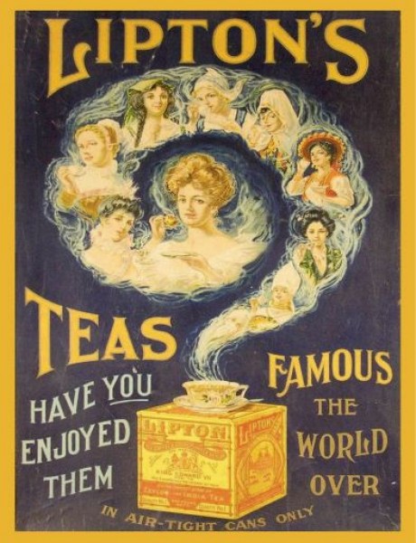 Lipton's teas famous the world over