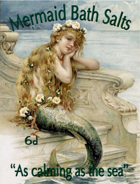 Mermaid bath salts as calming as the sea