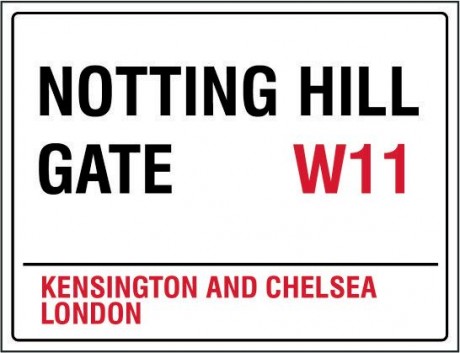 Notting hill gate Kensington Chelsea London